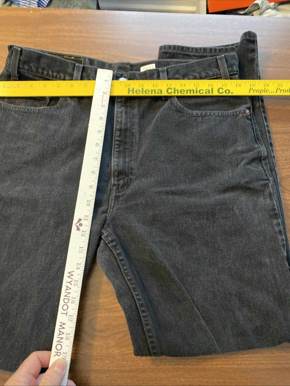 Men’s Levi Strauss 505 36x32 Black Denim