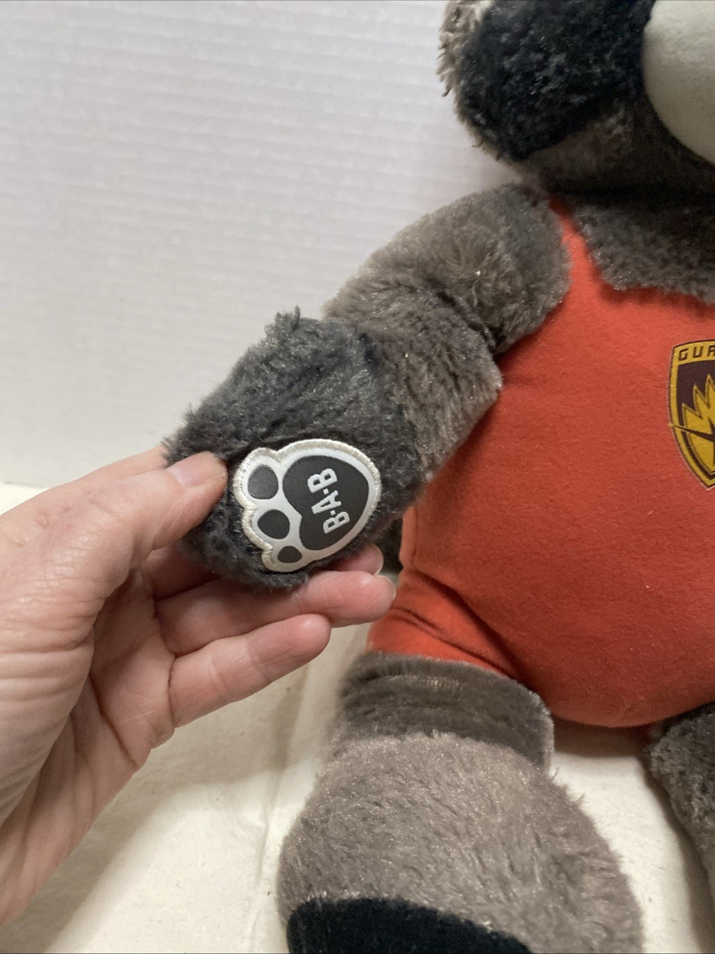 Build-A-Bear Marvel "Guardians of the Galaxy" Rocket Raccoon 17” Plush Toy