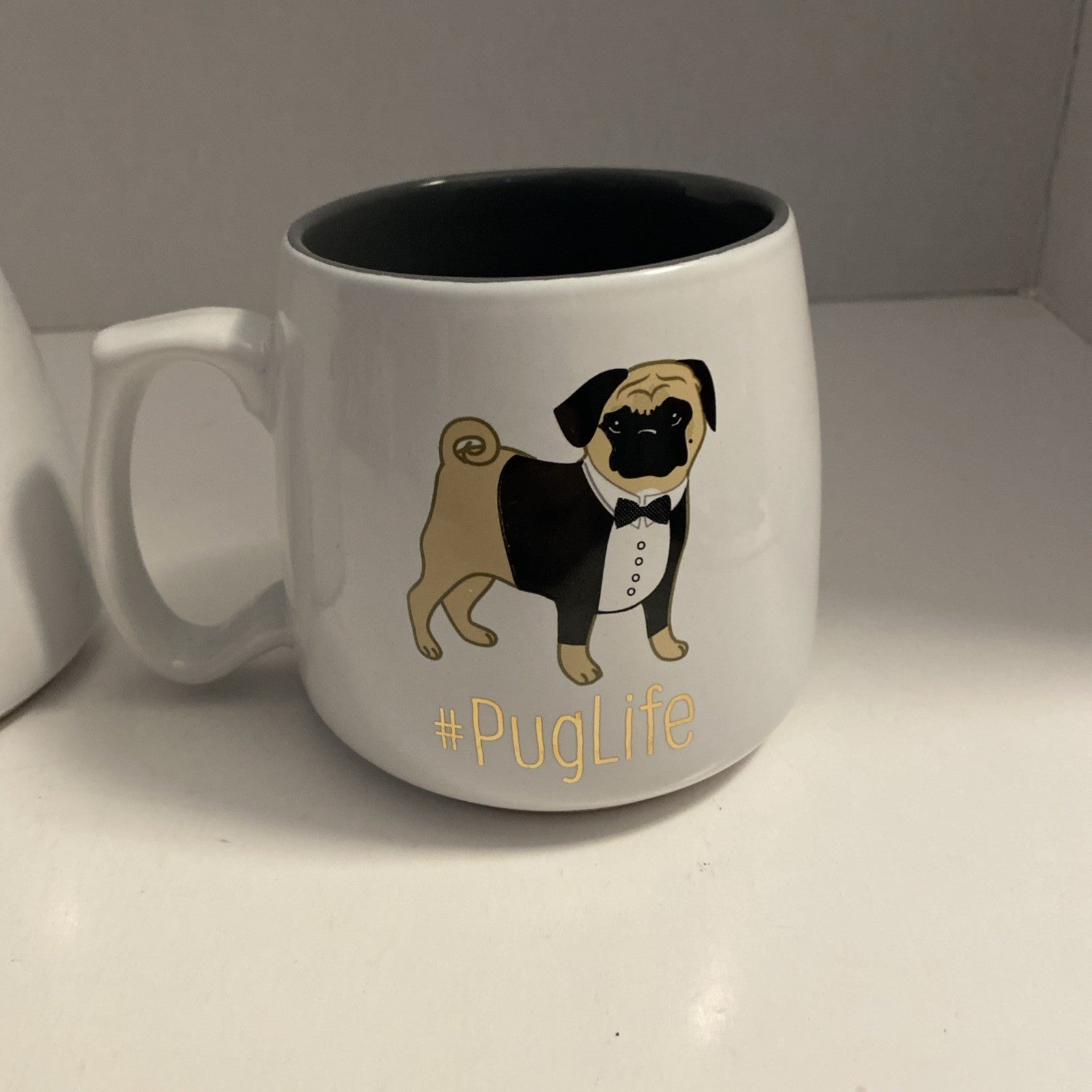 "TenStrawberry Street" #PUGLIFE Set Of 2 16oz Coffee/Tea Mugs - Female And Male