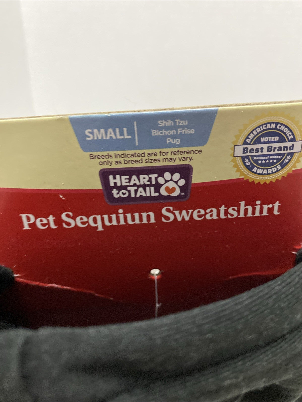 Dog Pet Christmas Hoodie Sequins Accents XS or S New