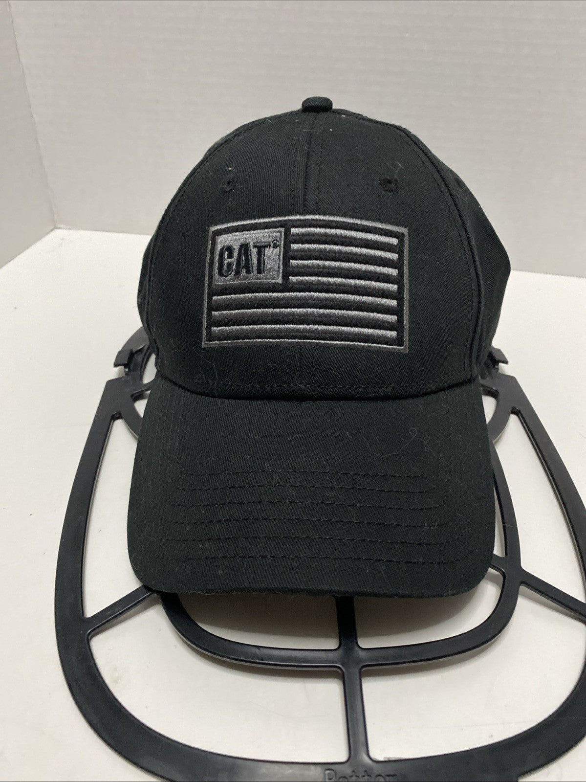 CATERPILLAR Men's  Blank And Grey Stripes Patch Adjustable