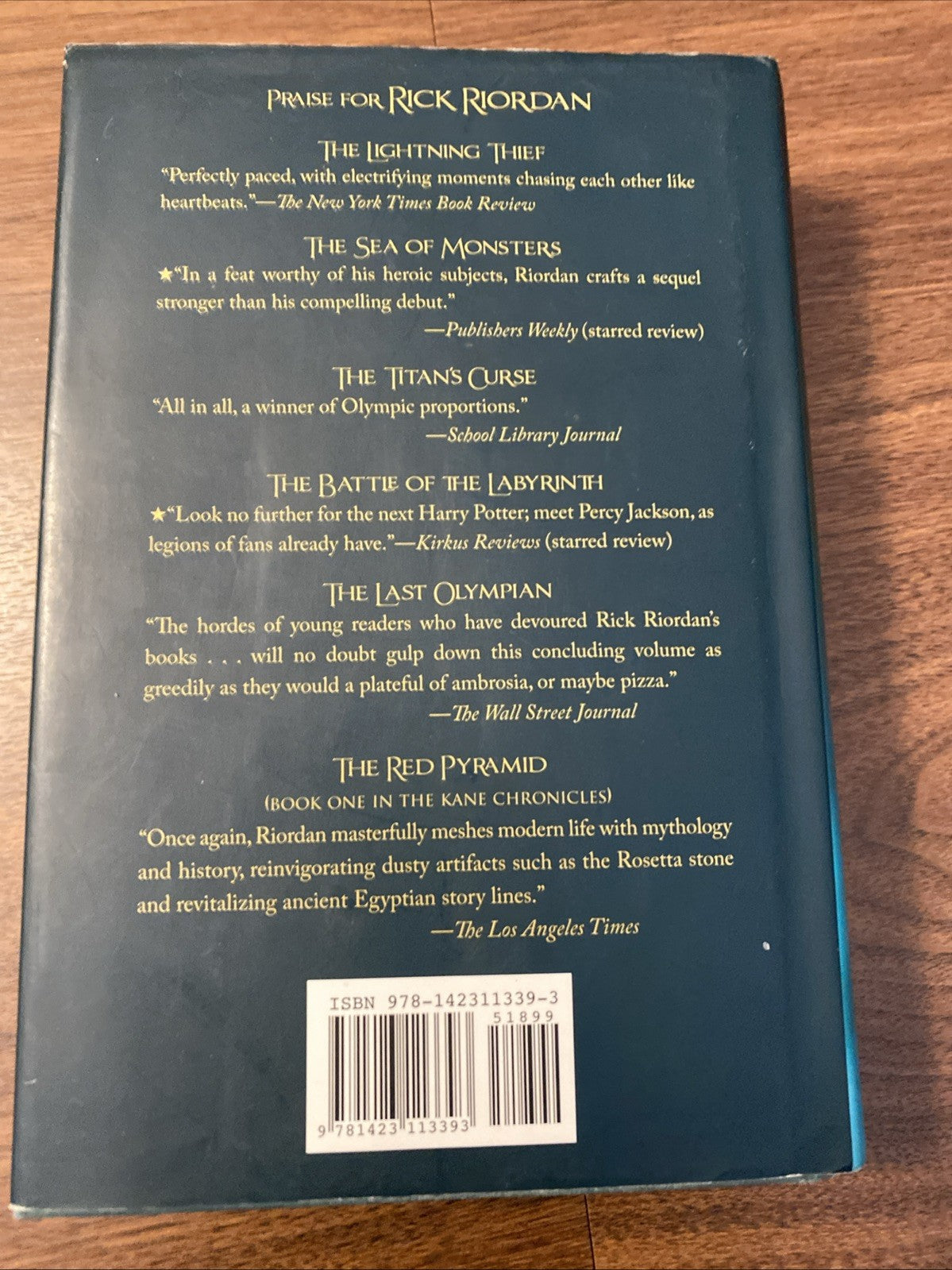 Lot of 5 - Rick Riordan - Heroes Of Olympus Series - Complete  1-5 - Hardcover 