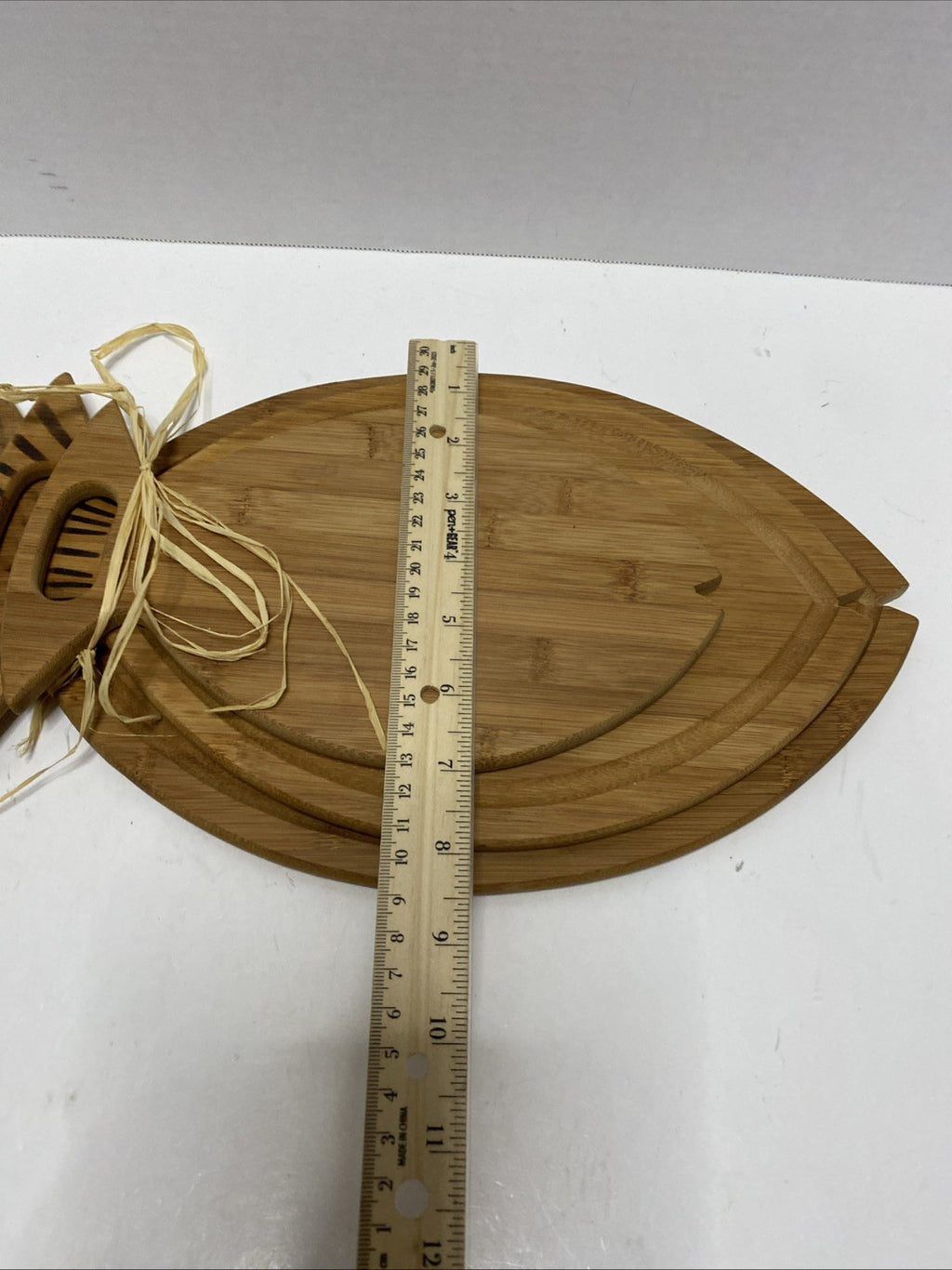 Fish Shaped Bamboo Serving Tray Platter Charcuterie/cutting Board - 3 Sizes