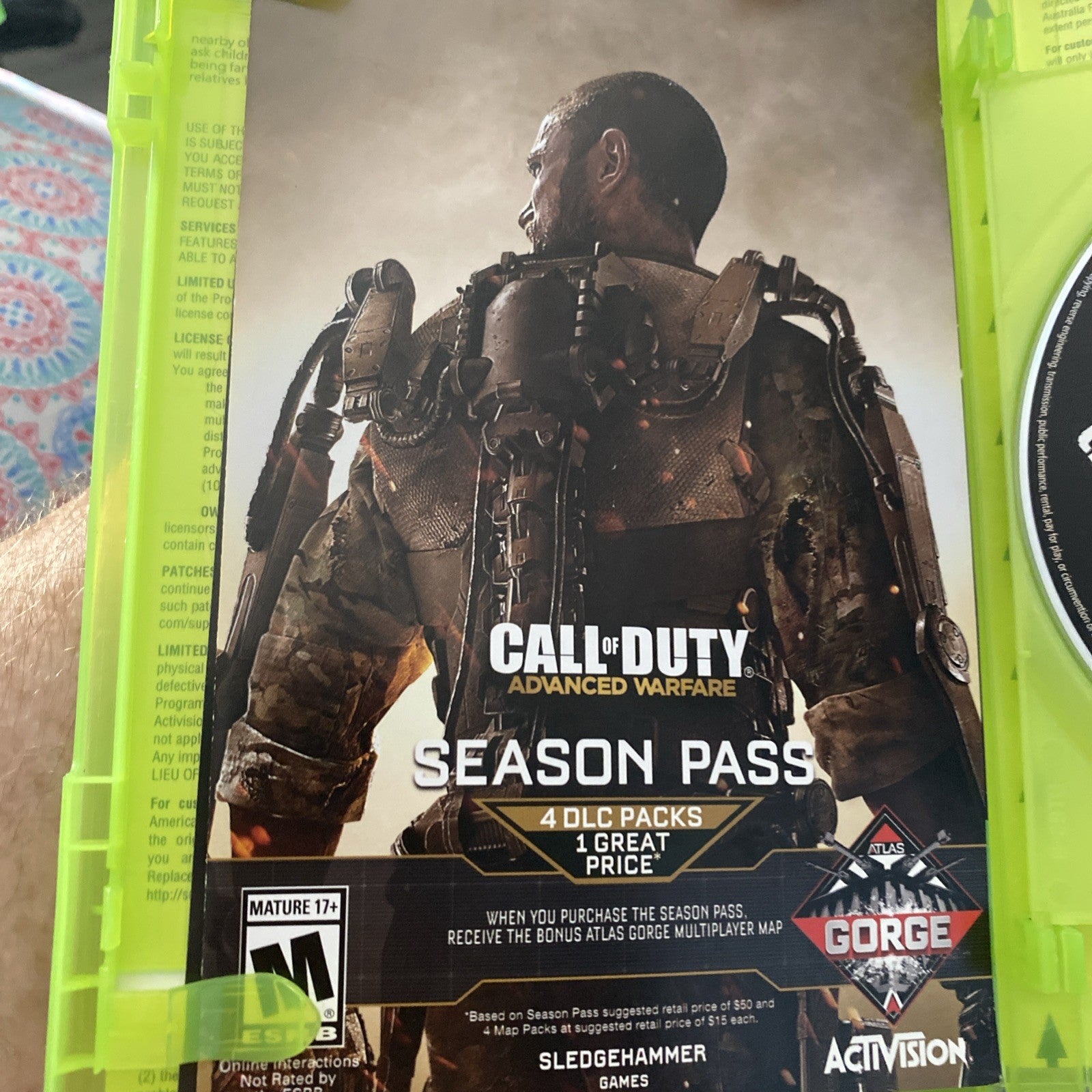 Call of Duty: Advanced Warfare Day Zero Edition - Xbox 360 - Tested