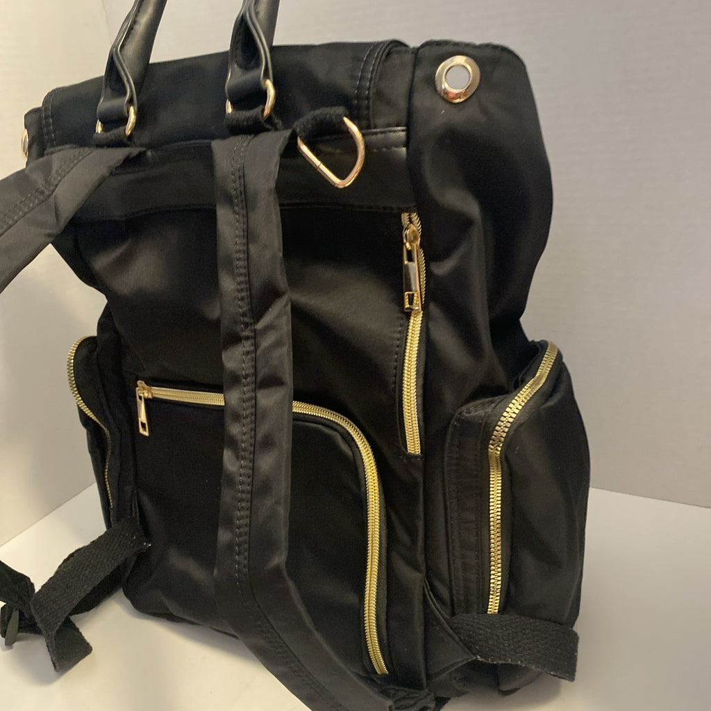 Black Backpack Purse Hofmall 12x13x8