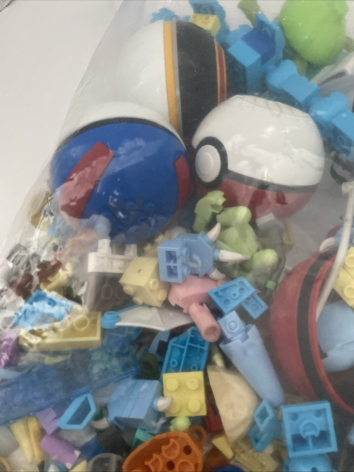 Pokémon Legos and Pokémon McDonald’s land toys bulk just under 2 pounds