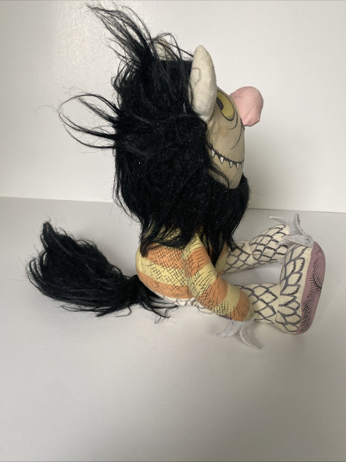 Vintage Where The Wild Things Are Moishe 15" Plush Toy Doll Maurice Sendak 1980
