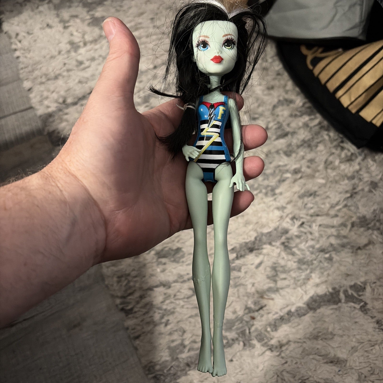 Monster High Frankie Stein Swimsuit Bathing Suit Doll Mattel Fashion Toy 2016
