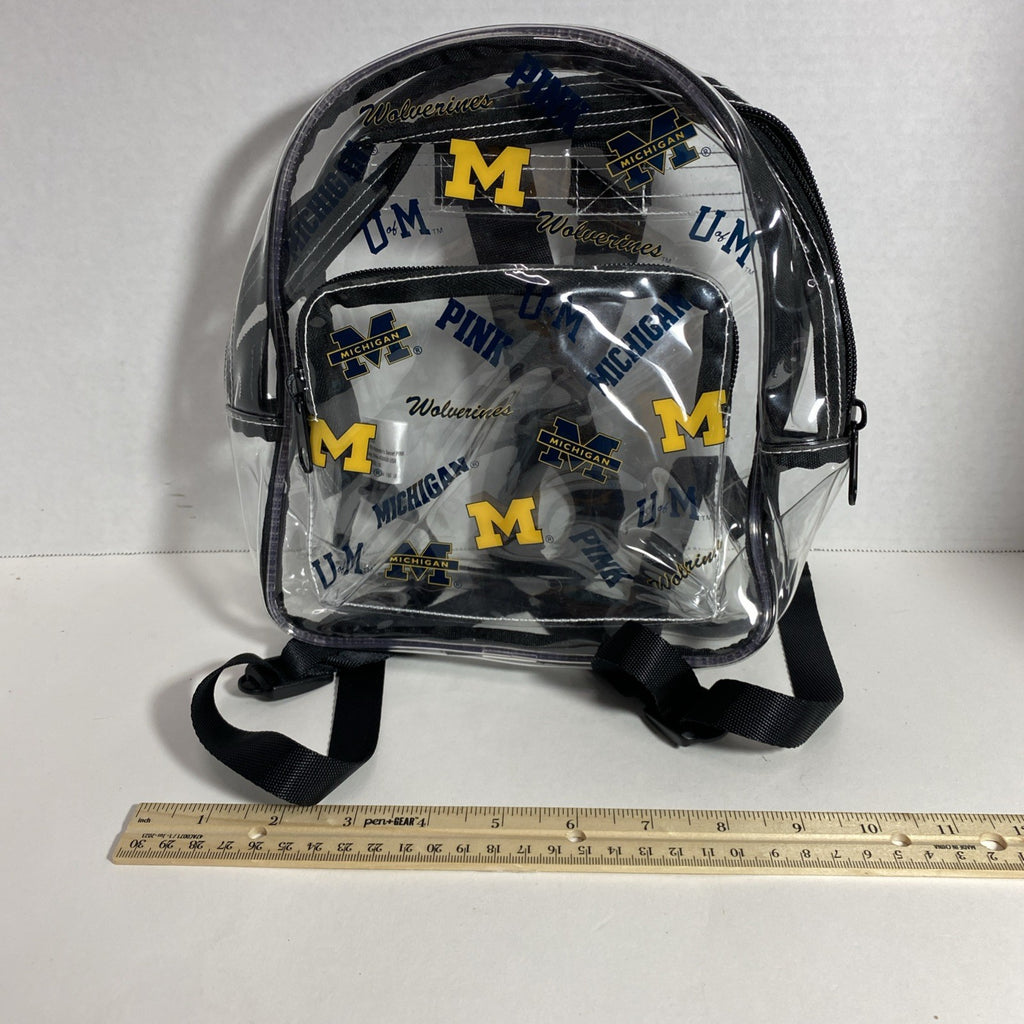 Victorias Secret PINK Michigan Clear Mini Backpack