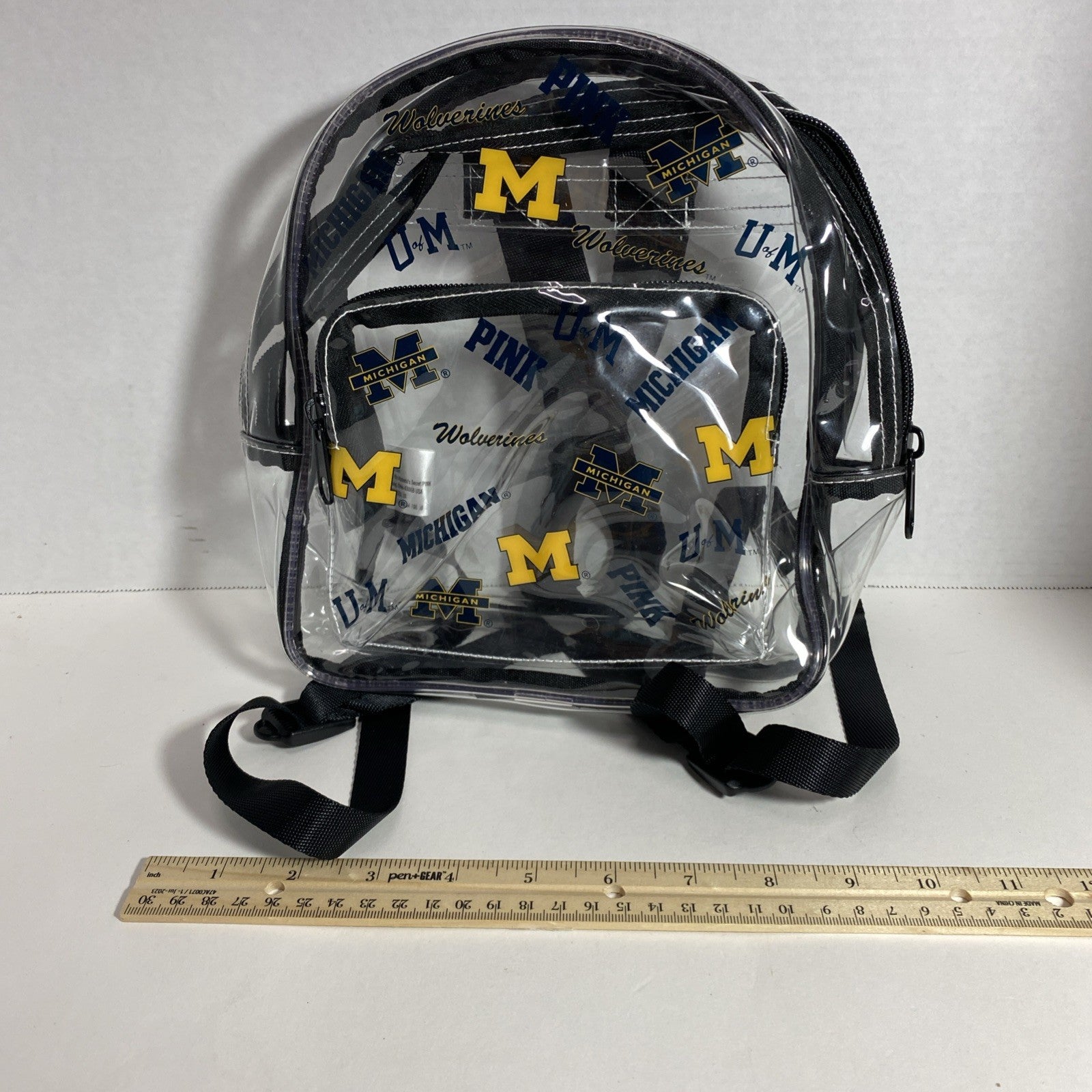 Victorias Secret PINK Michigan Clear Mini Backpack