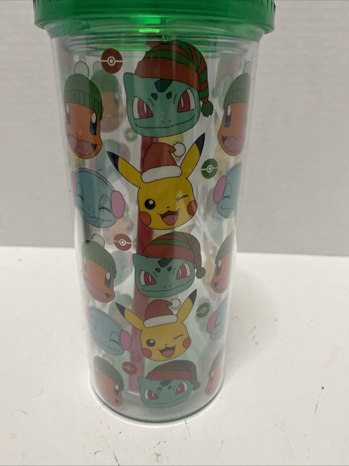 NEW Sleigh Bell Bistro Pokemon 20oz Christmas Tumbler 
