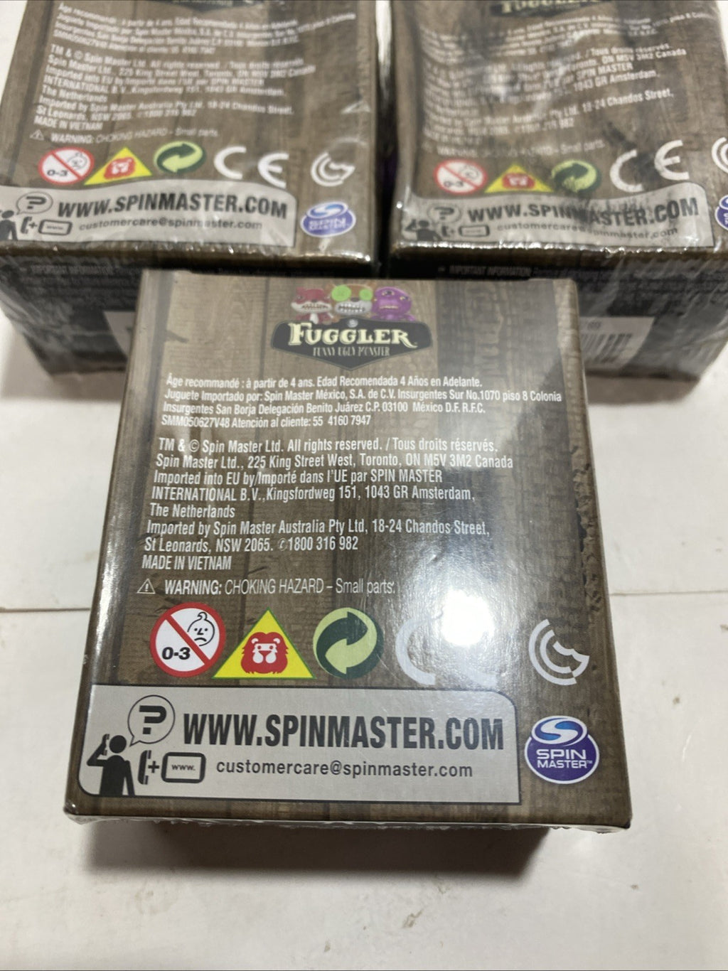 3x FUGGLER Funny Ugly Monster * Vinyl Mini Figure Blind Box - NEW Spin Masters