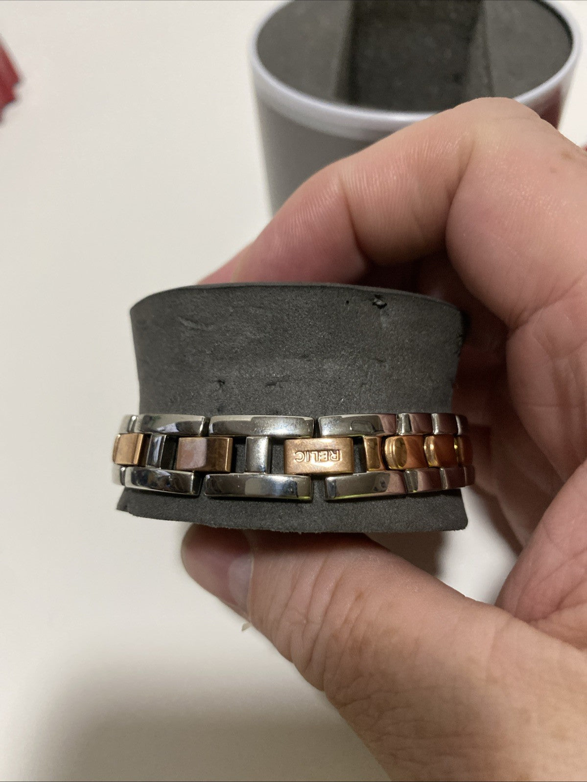 Relic Womens Watch ZR12118 Water Resistant 165ft.  Needs Battery