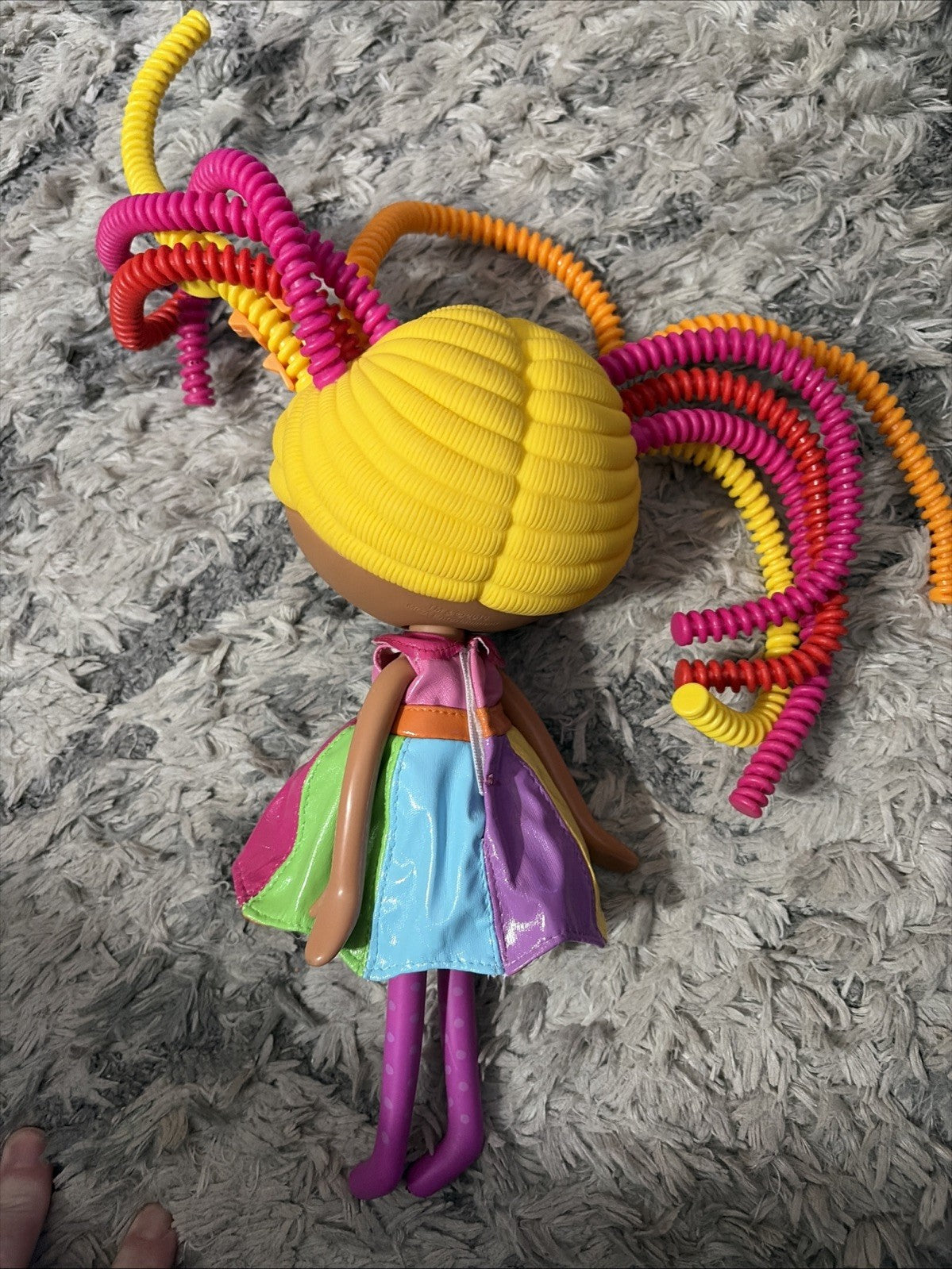 Lalaloopsy April Sunsplash Silly Hair Doll 2009 Multicolored Rainbow Raincoat