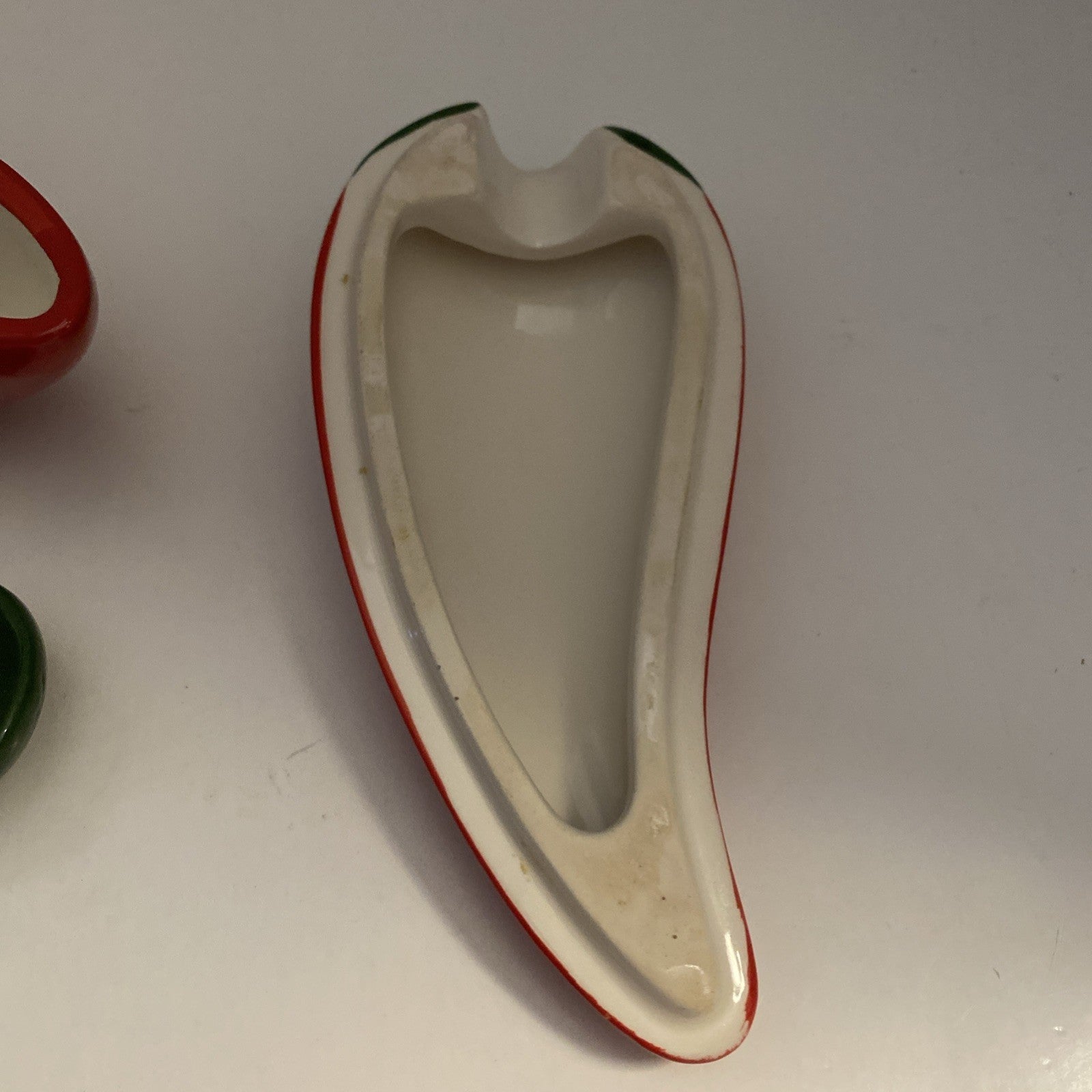 3-Piece Ceramic Red Chili Salsa Bowl  With Lid And Spoon