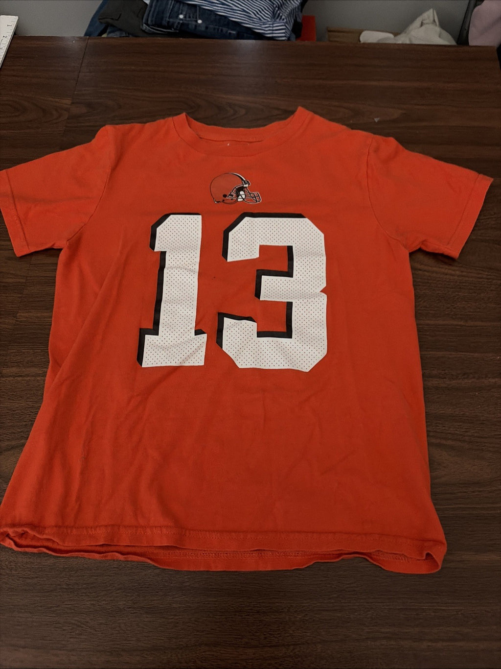 The Nike Tee Cleveland Browns # 13 Beckham Jr. Youth Medium Orange.