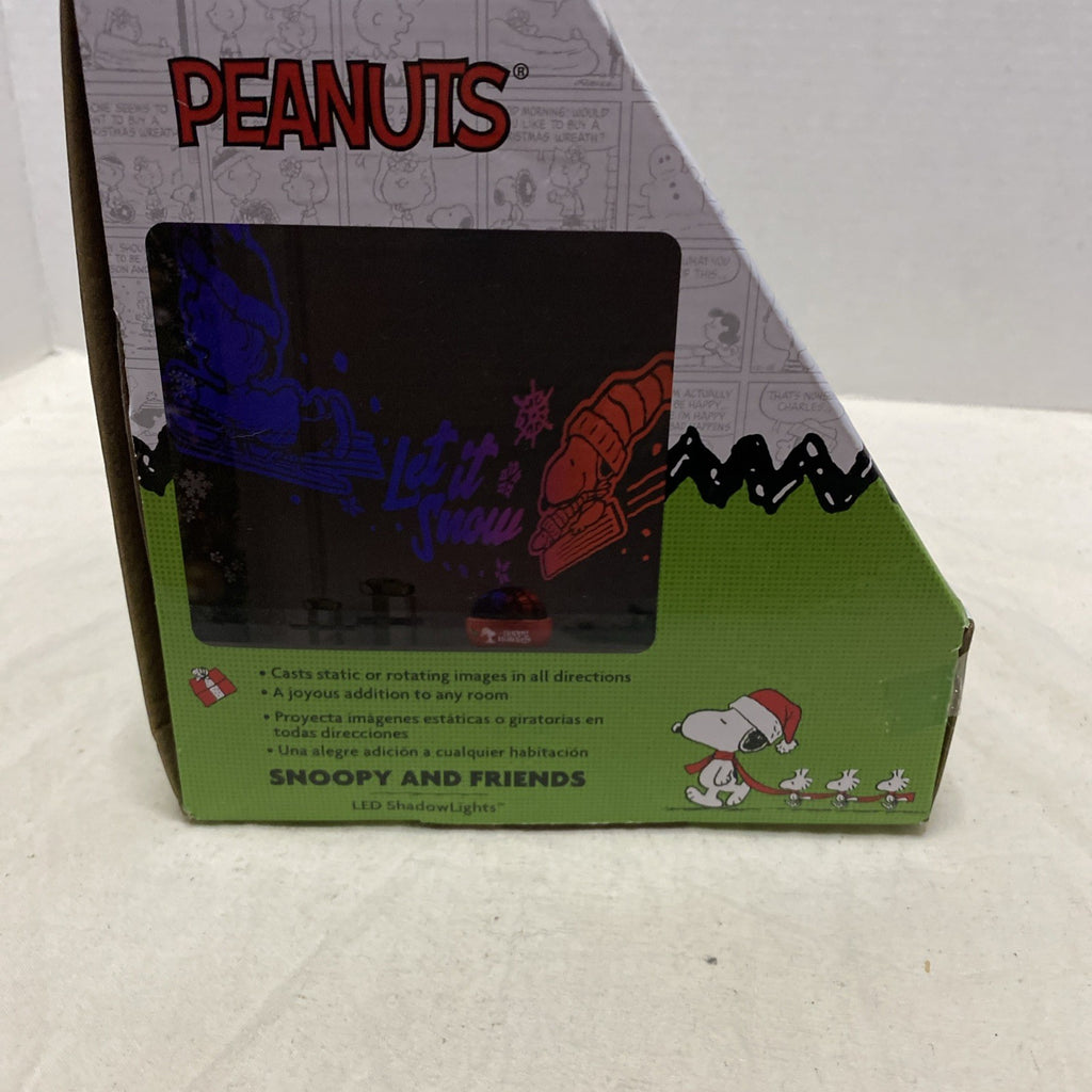 Peanuts Snoopy LED Shadow Lights Christmas Rotating Light Show New