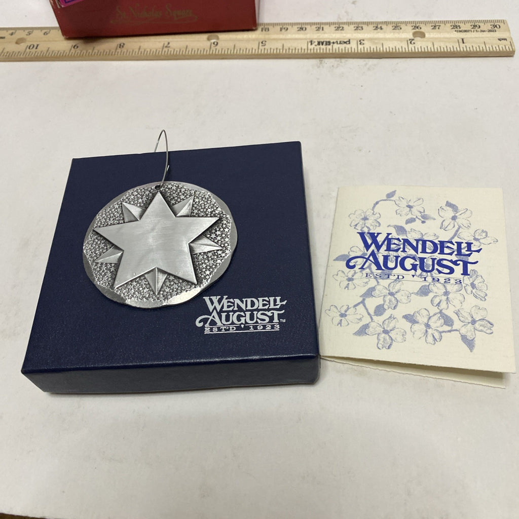 Wendell August Forge 2” Star Christmas Aluminum Ornament with Box