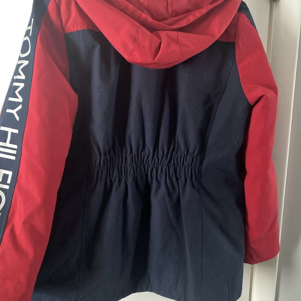 TOMMY HILFIGER Women's 3in1 All Weather System Jacket Navy/Red size Medium