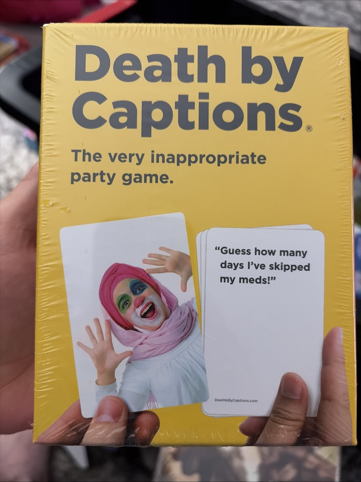 DEATH BY CAPTIONS The Very Inappropriate Party Game NIB 2022 SEALED 2nd Edition