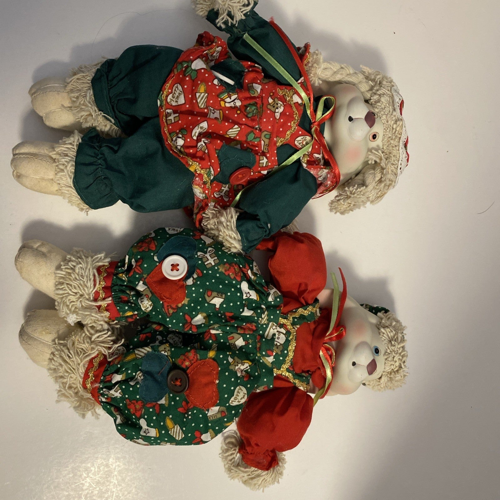 House Of Lloyd Hip & Hop Ceramic Porcelain Mini Plush 2 Piece Set Vintage 1995