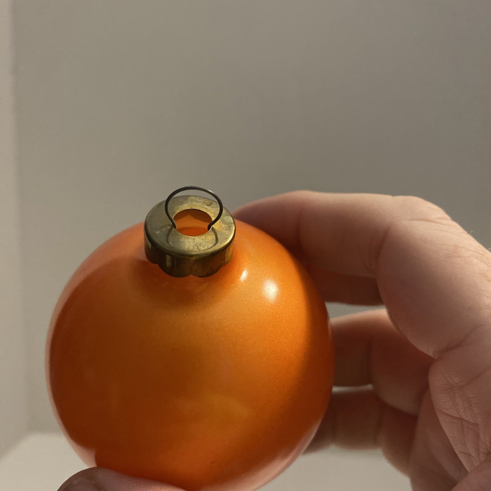 NFL Cleveland Browns Round Glass Hanging Christmas Ornament