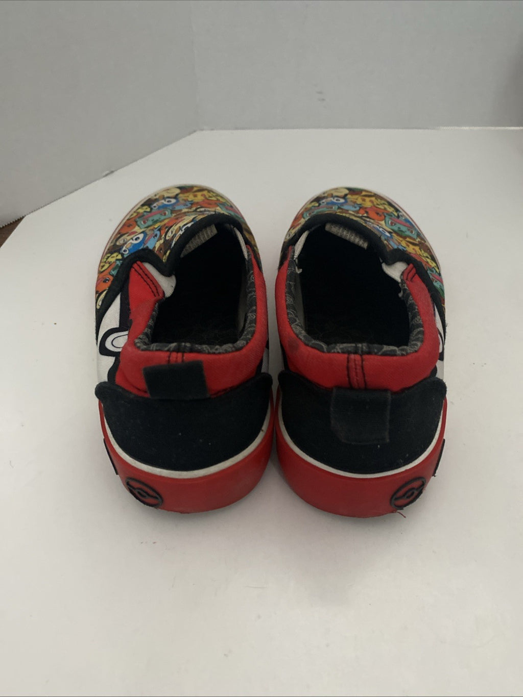 Ground UP Pokemon PIKACHU Slip-On Canvas Sneaker Shoes Unisex Youth Size 2