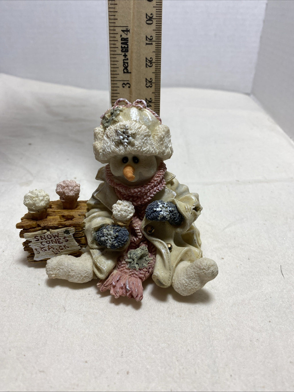 VTG Boyds Bears Wee Folkstone Collection-"Slurp"and the Snowcone Stand#36500 