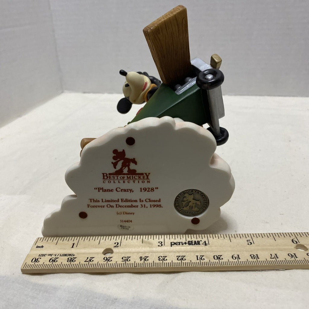 Disney Best of Mickey Mouse Collection "PLANE CRAZY" Collectible Figurine! 