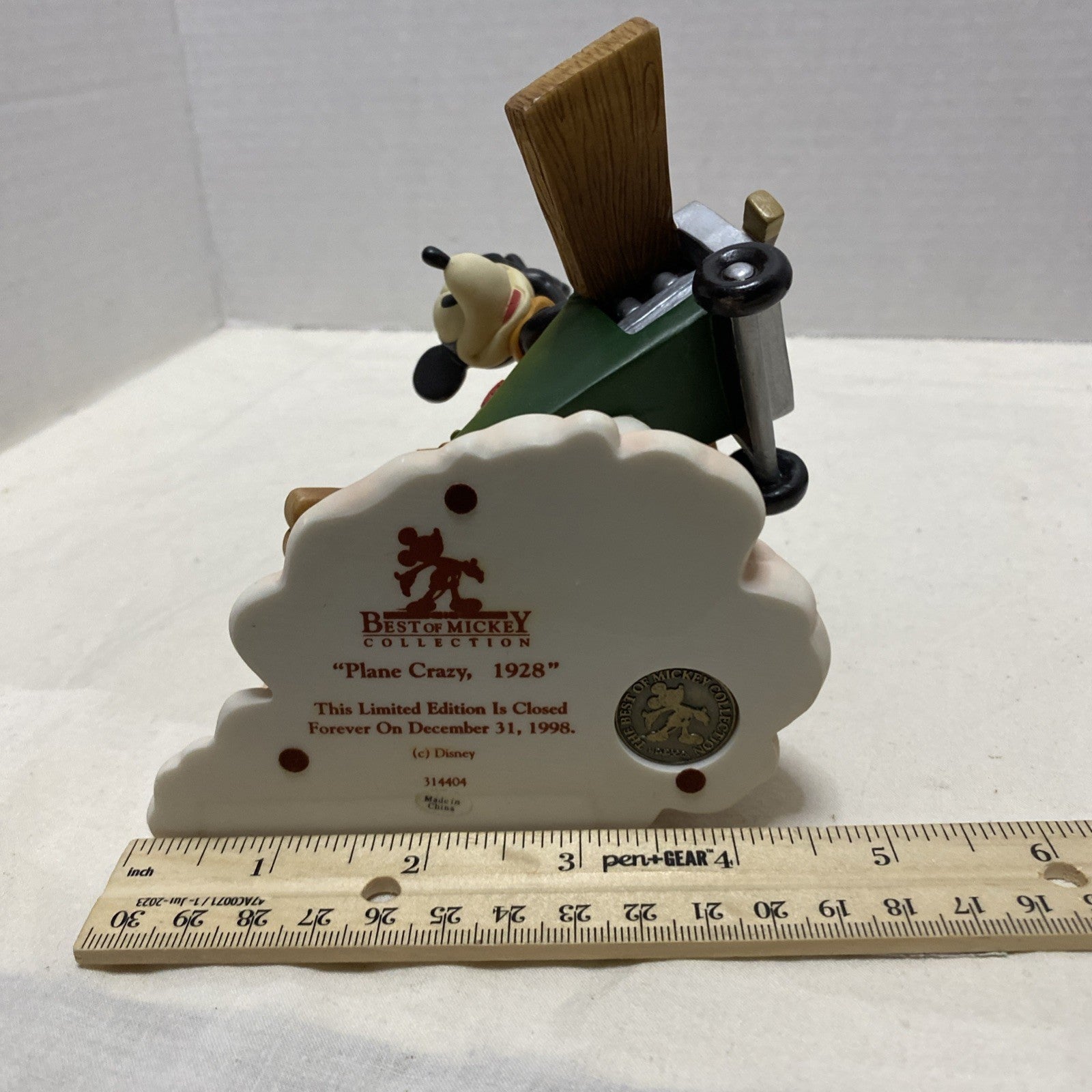 Disney Best of Mickey Mouse Collection "PLANE CRAZY" Collectible Figurine! 