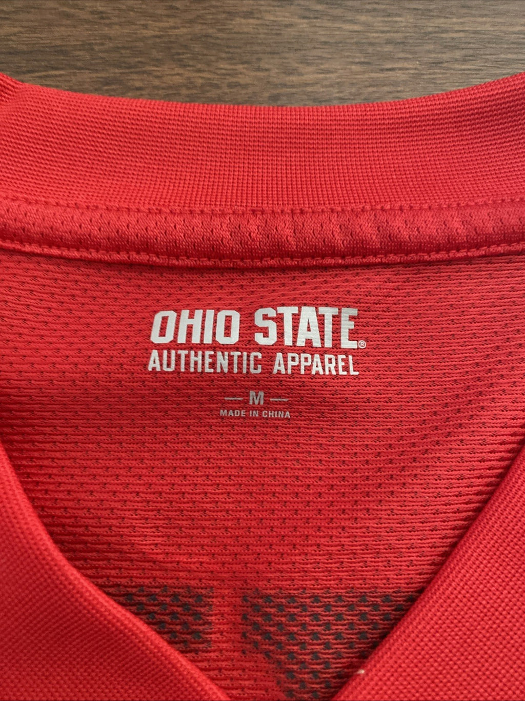 Ohio State Buckeyes Jersey Adult Medium Red #18 Jersey the Ohio State University