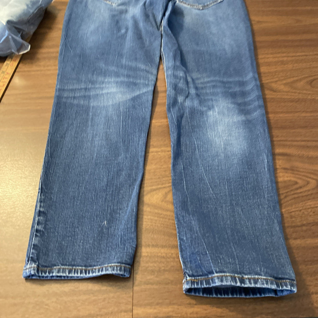 Old Navy Boyfriend Skinny Blue Jeans Women’s Sz 4 Distressed 