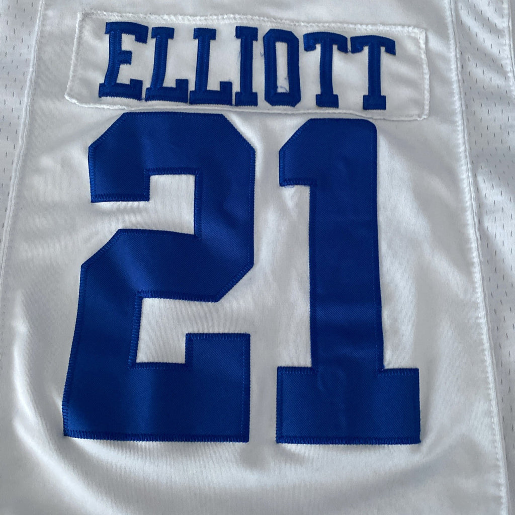 Ezekiel Elliott  White Jersey Nike On Field Kids S Dallas Cowboys Jersey