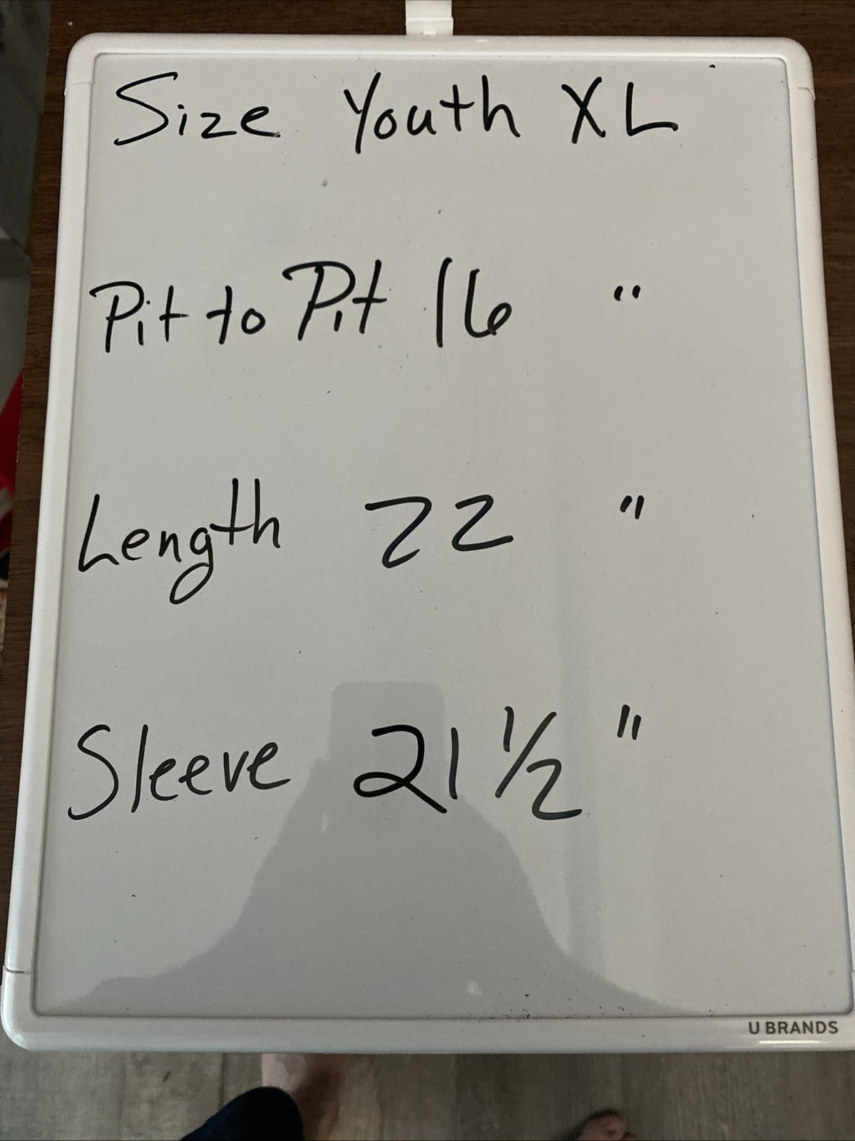 Nike Just Do It Big Logo Long Sleeve T Shirt Youth Sz XL Orange Sportswear