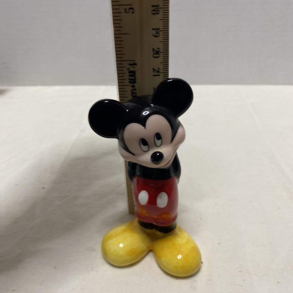 Vintage Enesco ceramic Mickey Mouse shy bashful figure