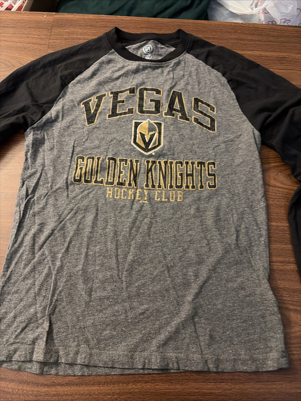 NHL Las Vegas Golden Knights Hockey Club Long Sleeve Men’s Small 34/36 Shirt