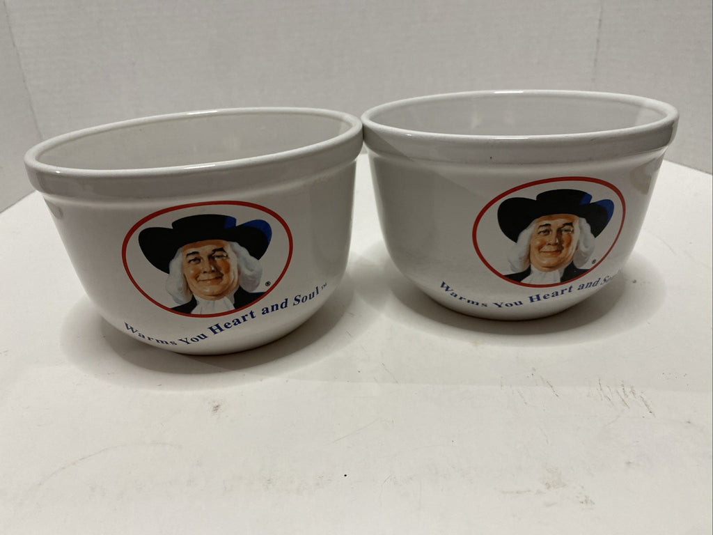 Quaker Oats Cereal Oatmeal Bowl, "Warms Your Heart and Soul", Vintage 1999