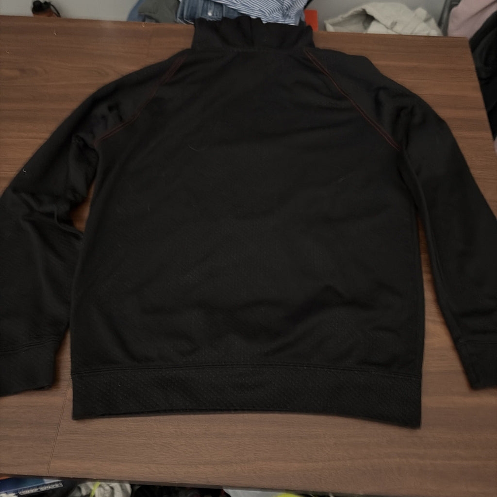 Marvel Deadpool Face Black & Red Long Sleeve Hoodie Men's Size S Sweatshirt