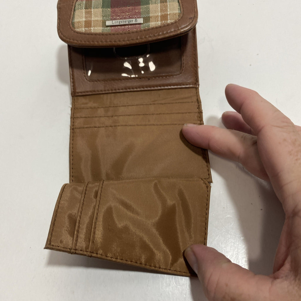 Longaberger Credit Card Snap Wallet 3" x 4"