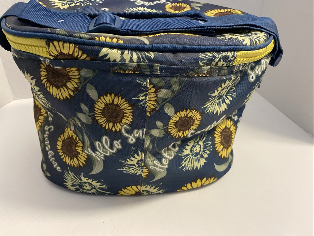 Ozark Trail 12 Can Cooler Carry Handle & Shoulder Strap Sunflower Blue New