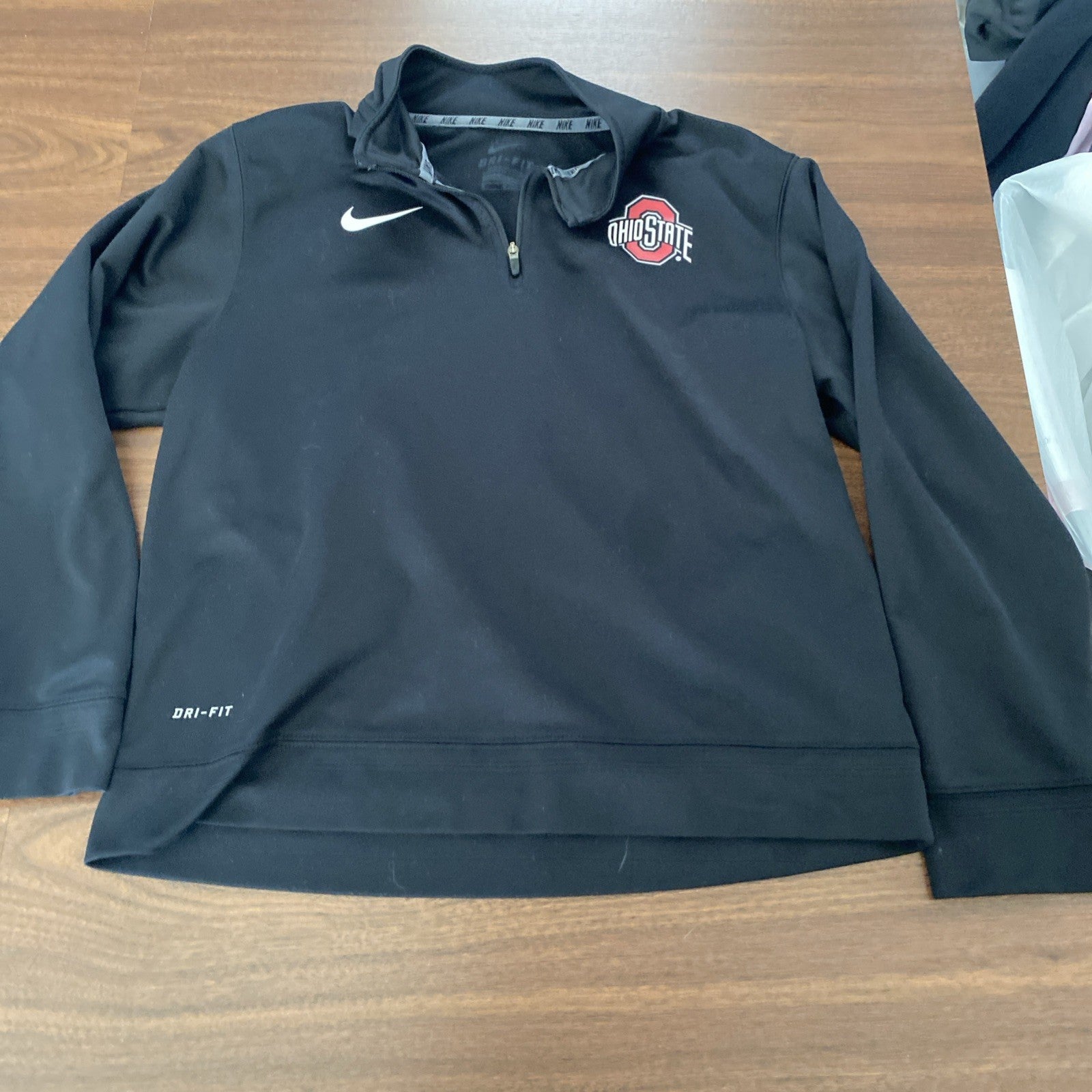 Ohio State Nike Quarter Zip Pullover Dri Fit Medium Free Shipping