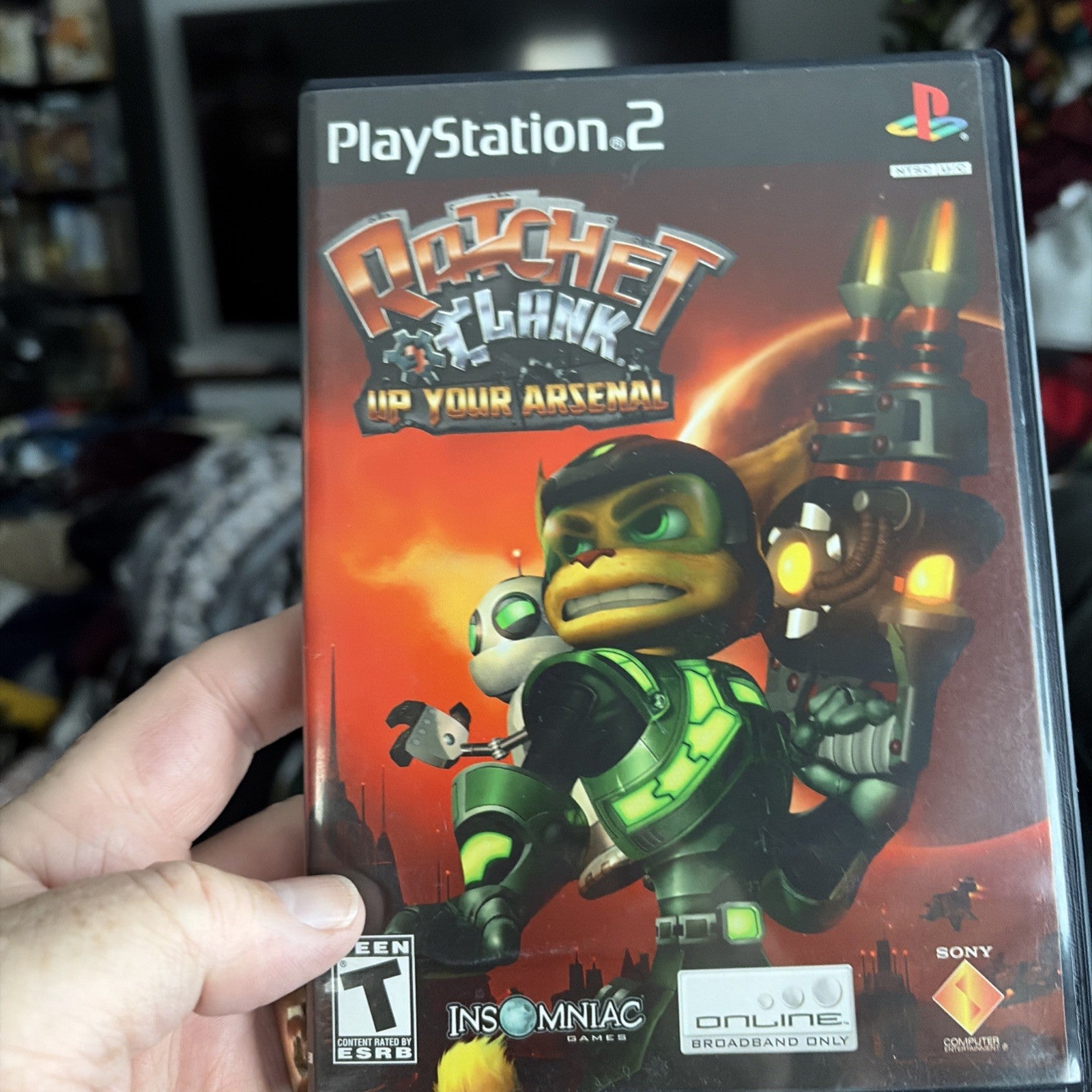 Ratchet and Clank Up Your Arsenal Sony PS2 PlayStation 2 With Case