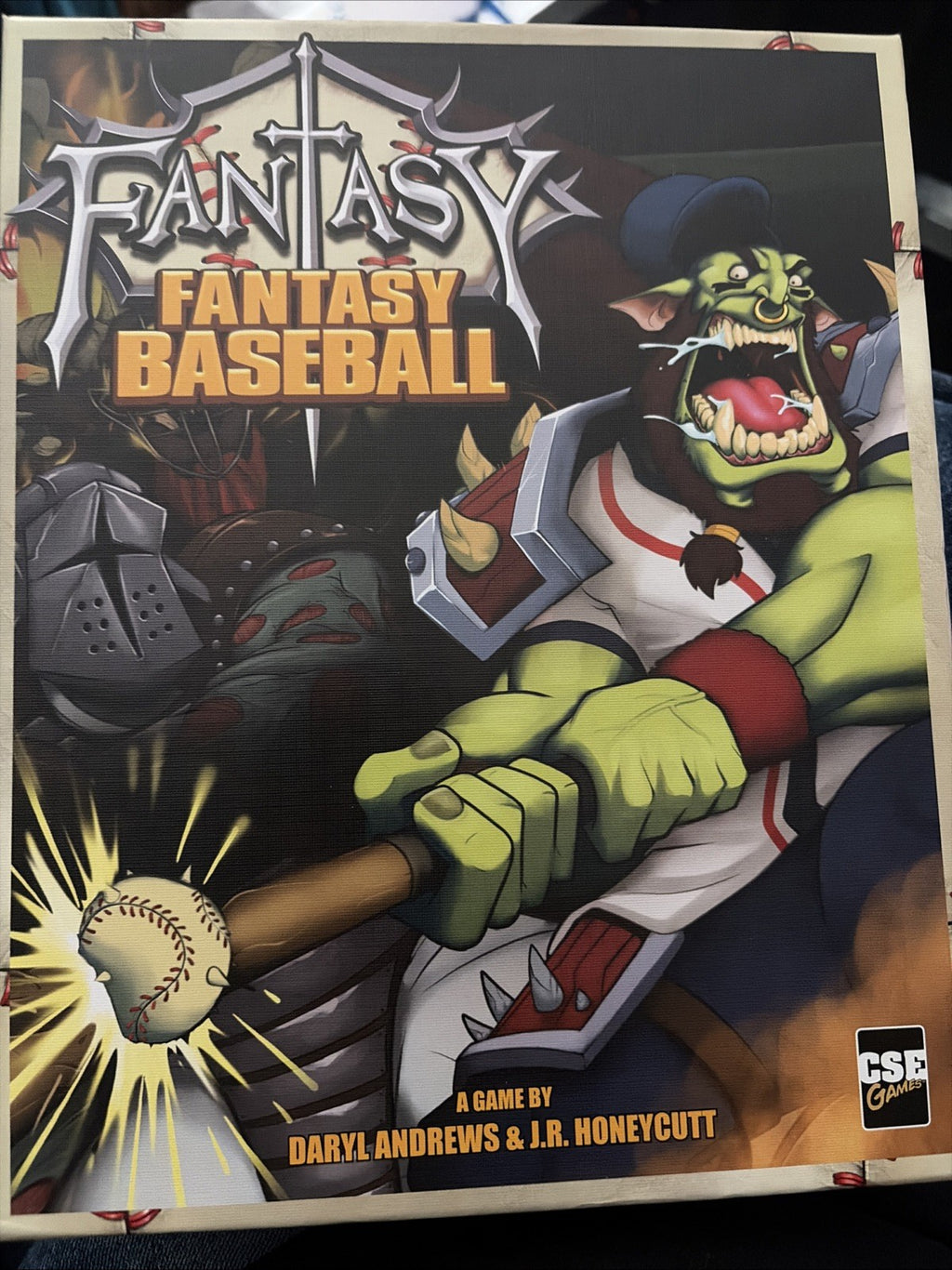 Fantasy Fantasy Baseball Board Game CSE Games Card Game Kickstarter 2016 NOB
