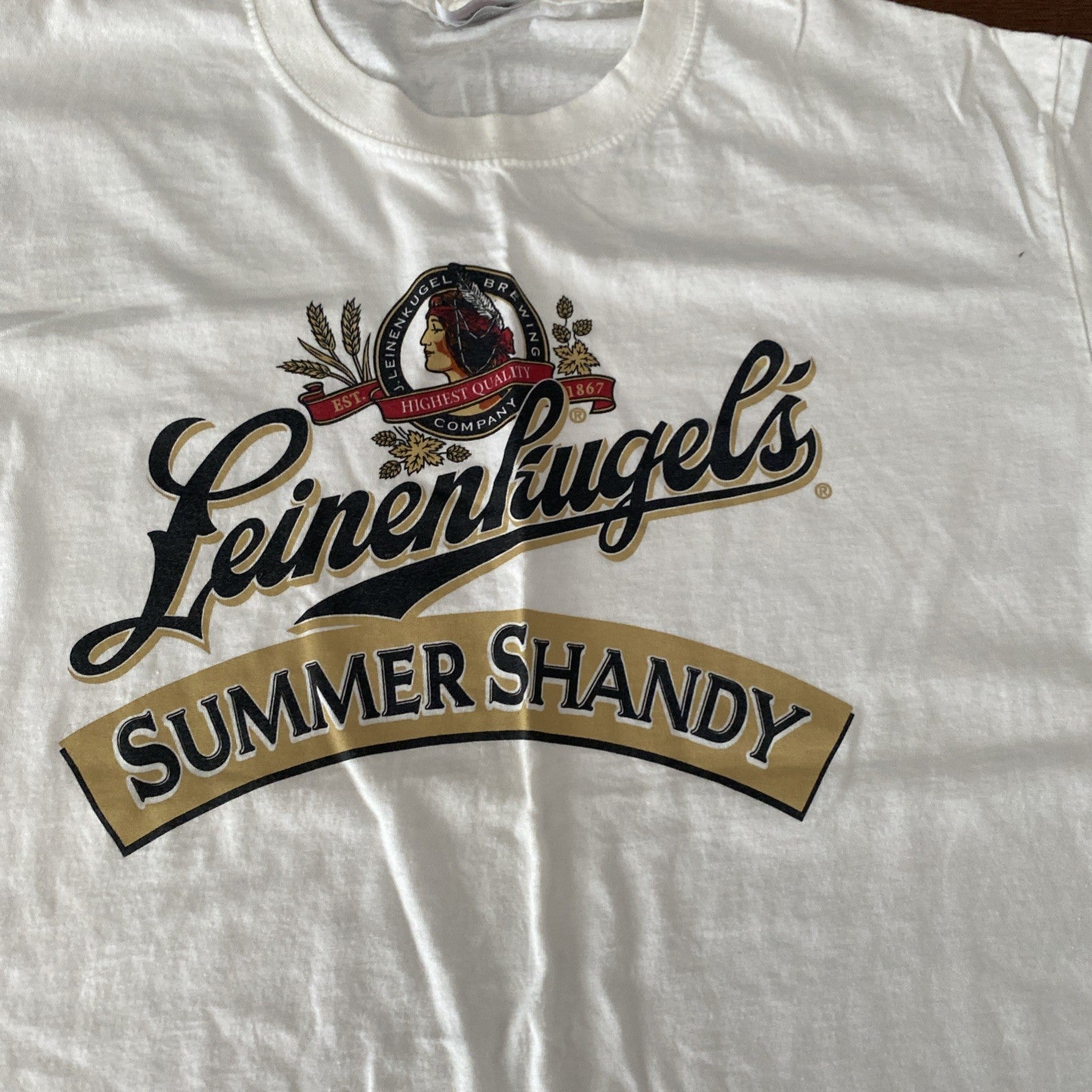Classic Logo Leinenkugels Summer Shandy Short Sleeve T-Shirt Unisex Size L