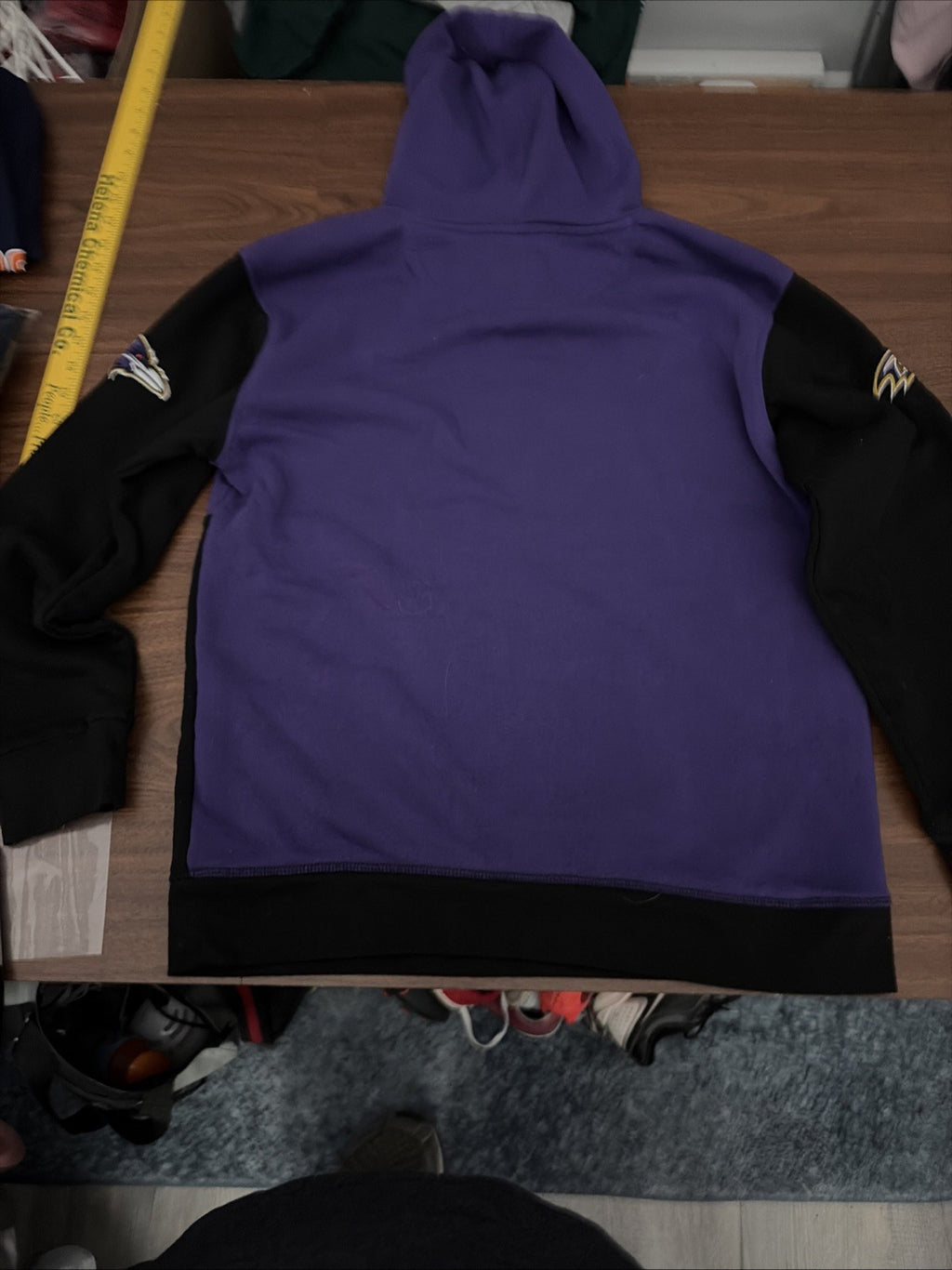 NFL Baltimore Ravens Youth Size XL XLarge (18) Purple Hoodie