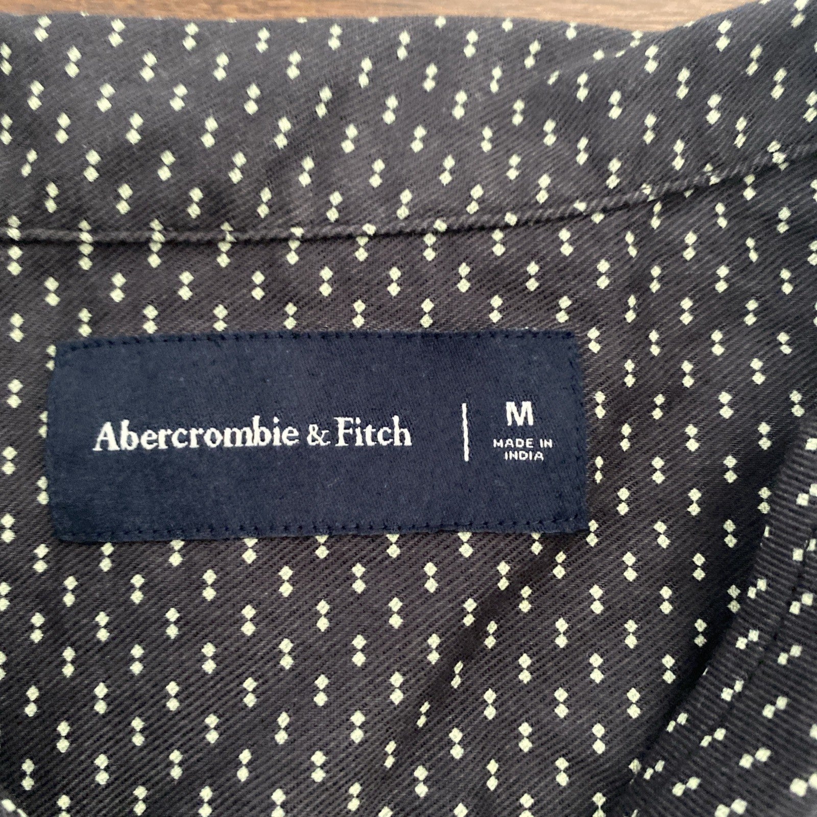 Abercrombie and Fitch women’s long sleeve medium button up shirt black