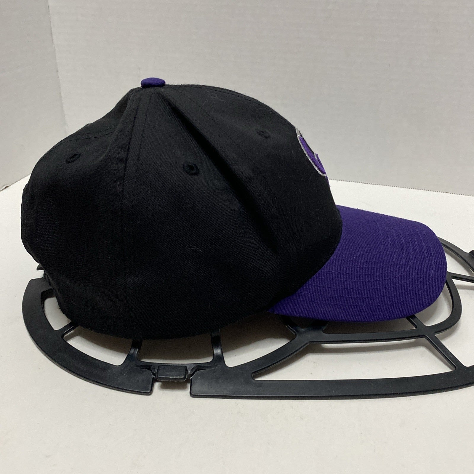 MLB Colorado Rockies Hat Purple Bill Embroidered Logo Snapback 60/40 Cap OSFA
