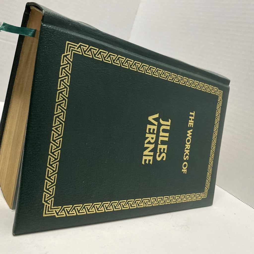 The Works Of Jules Verne Longmeadow Press Leatherette HC 1993 20,000 Leagues