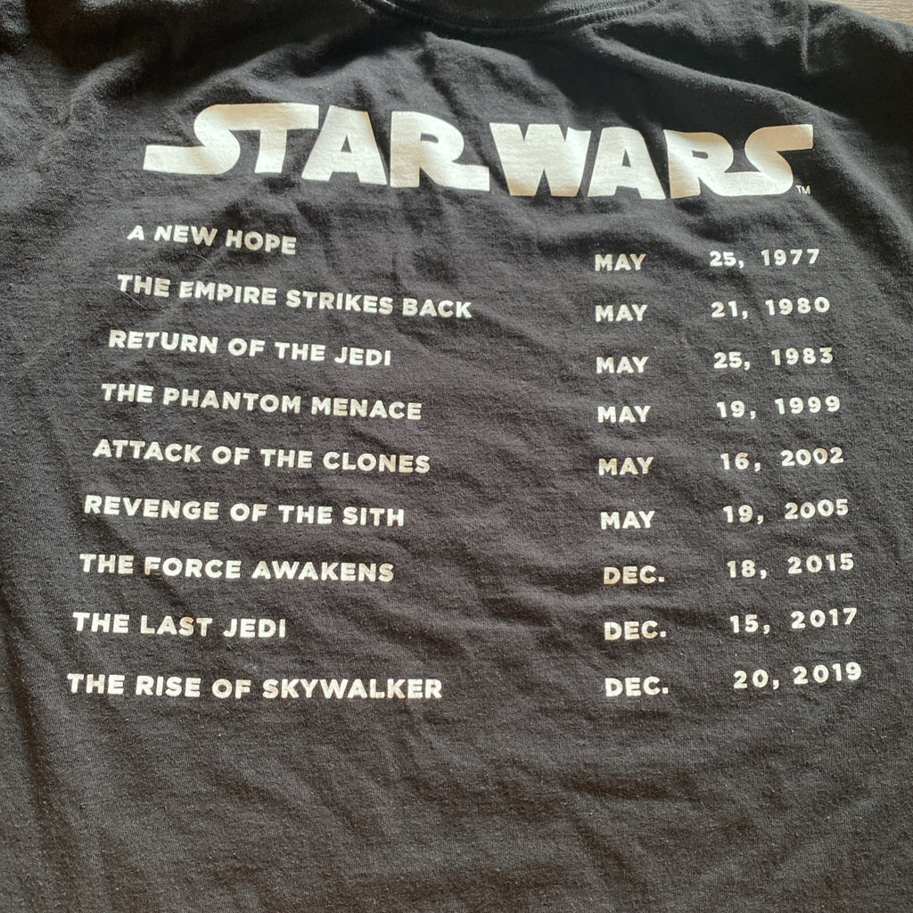 Star Wars Rise Of Skywalker Tshirt. Large VFITHSUN Brand. Prequel Dates,...