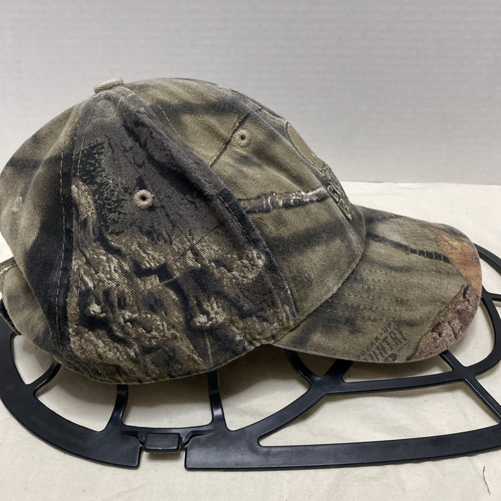 Vintage 90s Cleveland Brown Cap Camo Real Tree Adjustable